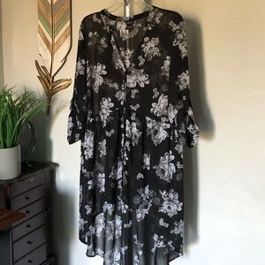 Sheer Torrid Duster Tunic Blouse